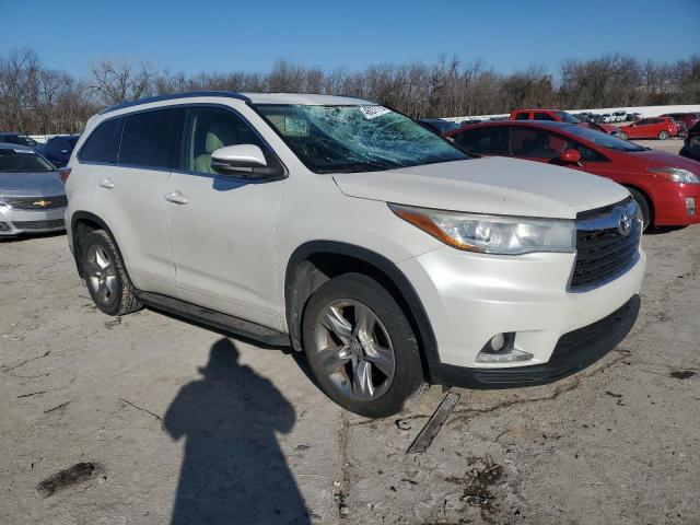 Vin: 5tdykrfh4es020495, lot: 46037115, toyota highlander limited 20144