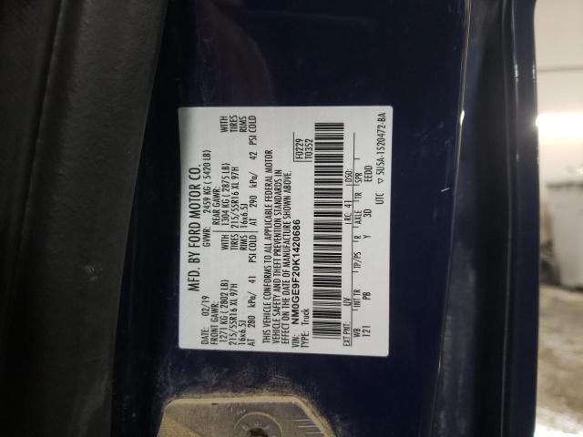 2019 FORD TRANSIT CO - NM0GE9F20K1420686