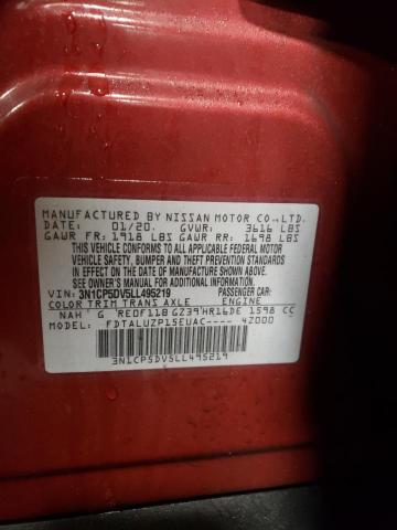 2020 NISSAN KICKS SR - 3N1CP5DV5LL495219