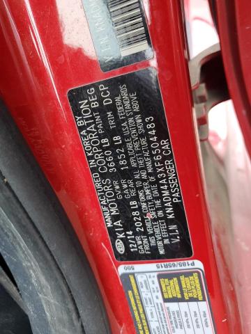 2015 KIA RIO LX - KNADM4A3XF6504483