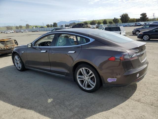 TESLA MODEL S 2014 brown  electric 5YJSA1S17EFP35987 photo #3