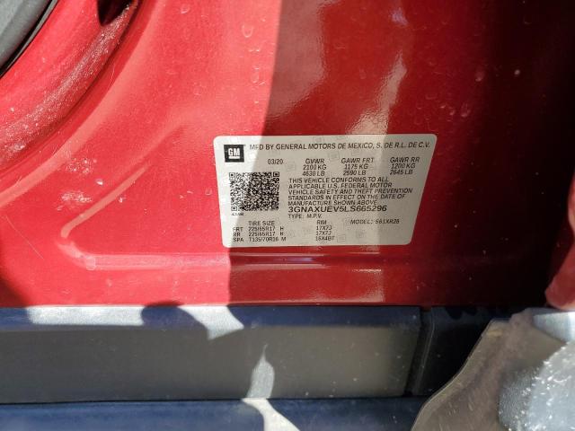 2020 CHEVROLET EQUINOX LT - 3GNAXUEV5LS665296