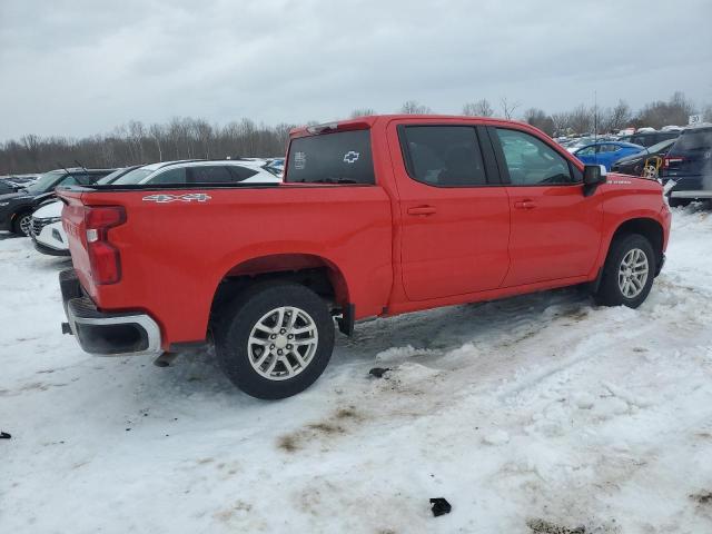 CHEVROLET SILVERADO 2021 red  gas 3GCPYJEK2MG333163 photo #4