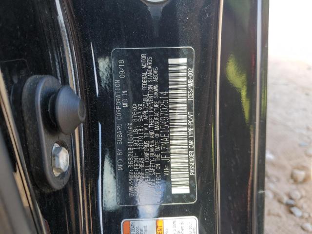 2019 TOYOTA 86 GT JF1ZNAE15K9702514