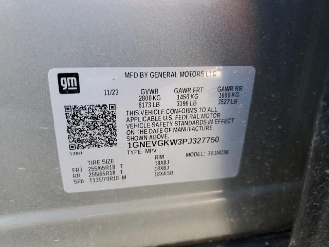 2023 CHEVROLET TRAVERSE L - 1GNEVGKW3PJ327750