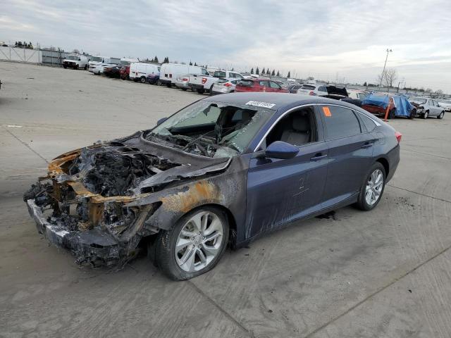 HONDA ACCORD LX 2018 blue  gas 1HGCV1F18JA105516 photo #1