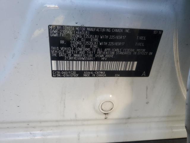 2017 TOYOTA RAV4 XLE - 2T3RFREVXHW556841