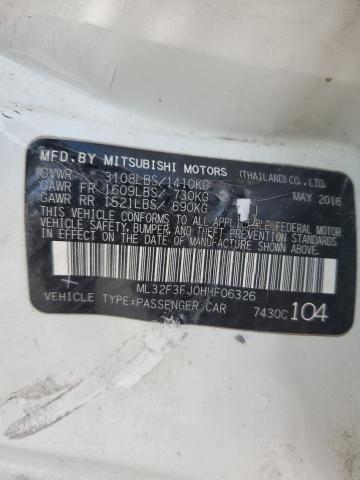2017 MITSUBISHI MIRAGE G4 - ML32F3FJ0HHF06326