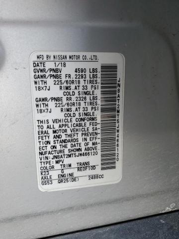 2018 NISSAN ROGUE S - JN8AT2MT5JW466120