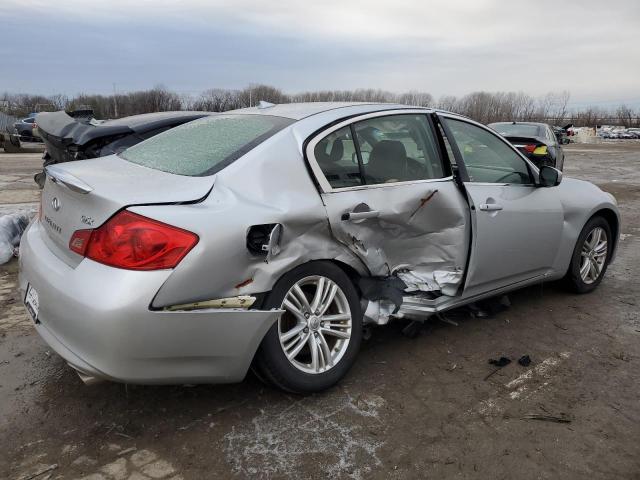 INFINITI G25 2011 silver  gas JN1DV6AR3BM451263 photo #4