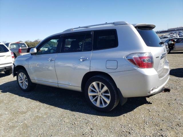 TOYOTA HIGHLANDER 2008 silver 4dr spor hybrid engine JTEEW44A382016901 photo #3