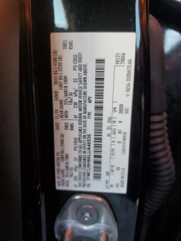 2020 FORD ESCAPE SEL - 1FMCU9H66LUA46536