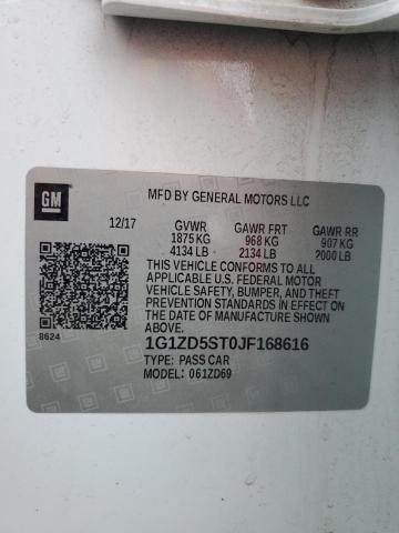 2018 CHEVROLET MALIBU LT - 1G1ZD5ST0JF168616