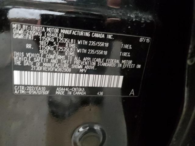 2015 TOYOTA RAV4 LIMIT - 2T3DFREV0FW362908
