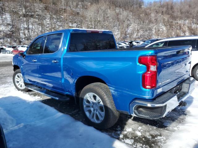 CHEVROLET SILVERADO 2023 blue  diesel 1GCUDGE82PZ121034 photo #3