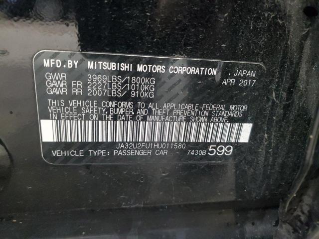 2017 MITSUBISHI LANCER ES JA32U2FU1HU011580