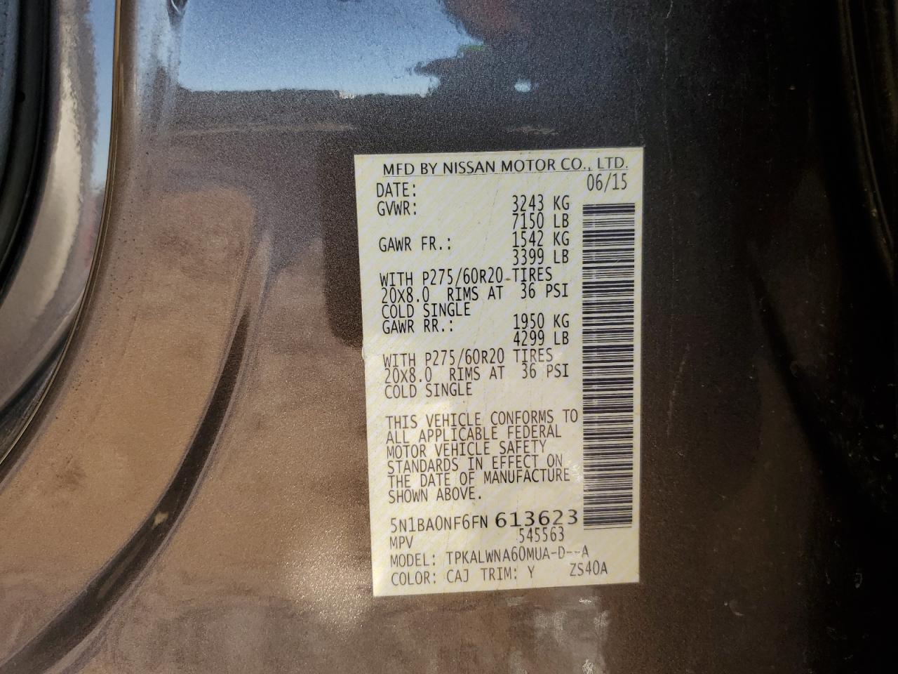 NISSAN ARMADA PLATINUM