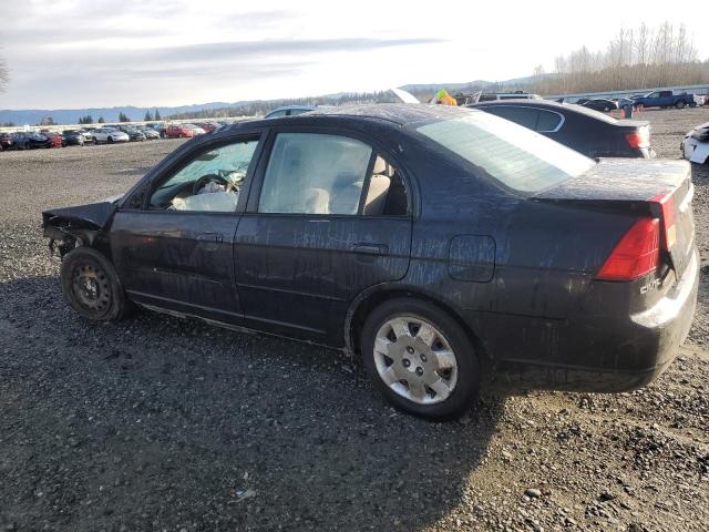 HONDA CIVIC EX 2002 black  gas 2HGES26852H583318 photo #3
