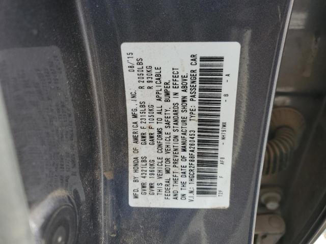 2015 HONDA ACCORD EXL - 1HGCR2F88FA260453