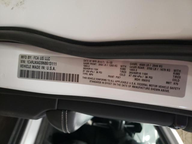 2022 JEEP GRAND CHER - 1C4RJKAG9N8613111