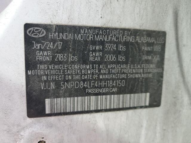 2017 HYUNDAI ELANTRA SE - 5NPD84LF4HH184150