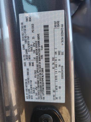 2023 FORD F150 SUPER - 1FTFW1ED7PFA71360