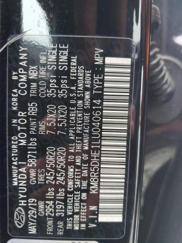 2020 HYUNDAI PALISADE L KM8R5DHE1LU040614
