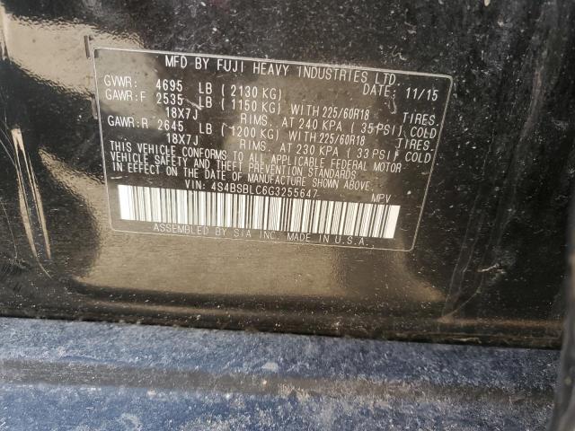 2016 SUBARU OUTBACK 2. - 4S4BSBLC6G3255647