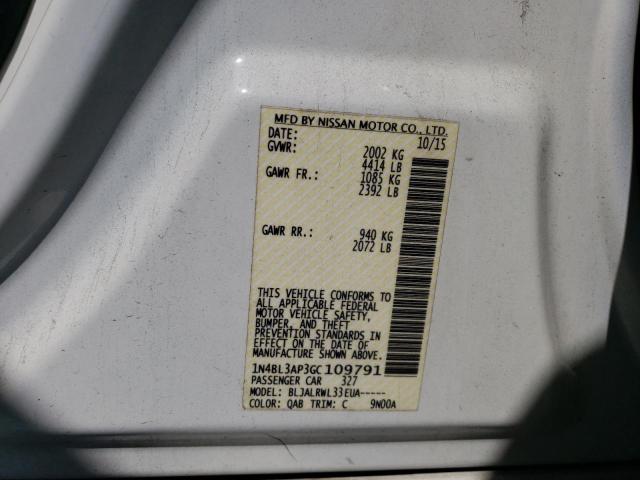 2016 NISSAN ALTIMA 3.5 - 1N4BL3AP3GC109791