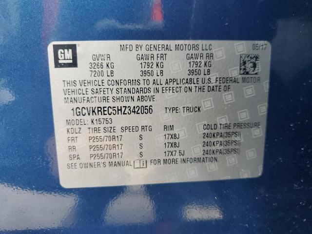 2017 CHEVROLET SILVERADO - 1GCVKREC5HZ342056