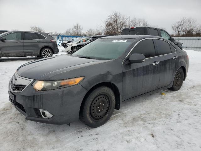 ACURA TSX 2012 charcoal  gas JH4CU2F41CC801366 photo #1