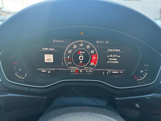 2018 AUDI S5 PRESTIG WAUC4CF50JA127877