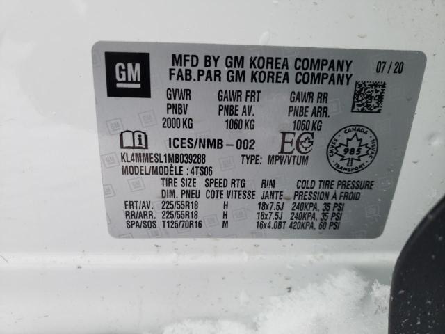 2021 BUICK ENCORE GX - KL4MMESL1MB039288