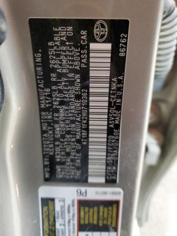 2017 TOYOTA CAMRY LE - 4T1BF1FK2HU710362