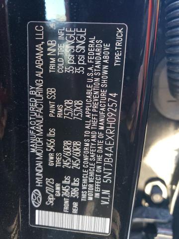 2024 HYUNDAI SANTA CRUZ - 5NTJB4AEXRH092574