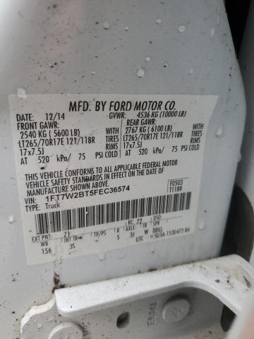 2015 FORD F250 SUPER - 1FT7W2BT5FEC36574