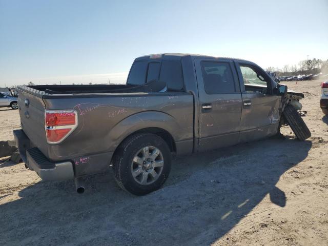 FORD F150 SUPER 2014 gray crew pic gas 1FTFW1CTXEKD30308 photo #4