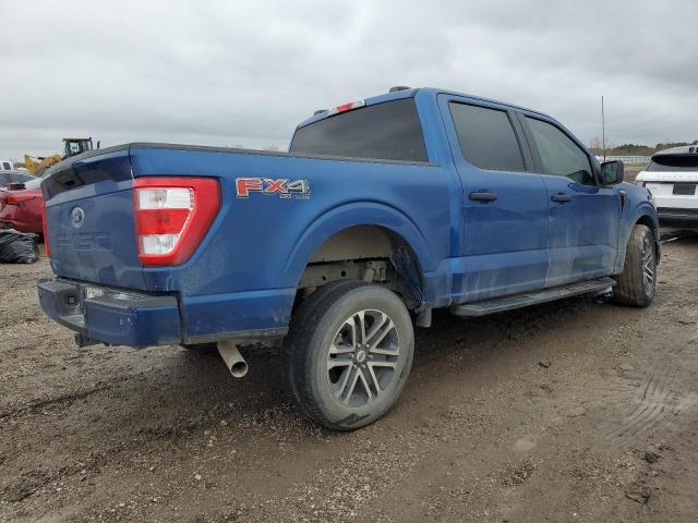 FORD F150 SUPER 2022 blue  gas 1FTFW1E51NKD55807 photo #4