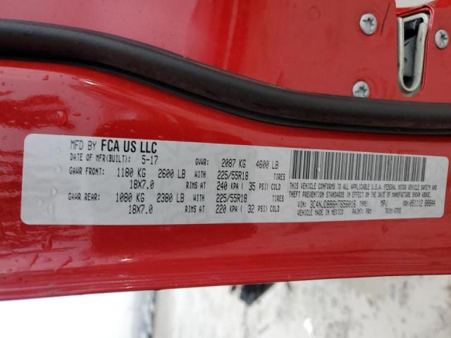 2017 JEEP COMPASS 3C4NJDBB6HT656016