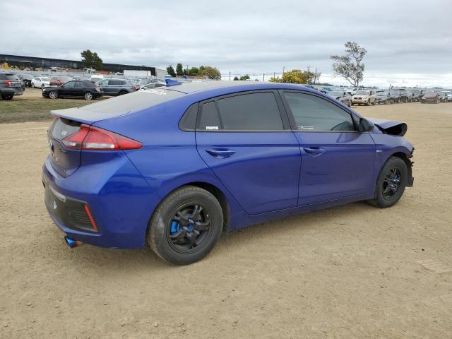 HYUNDAI IONIQ BLUE 2019 blue  hybrid engine KMHC65LC4KU180704 photo #4