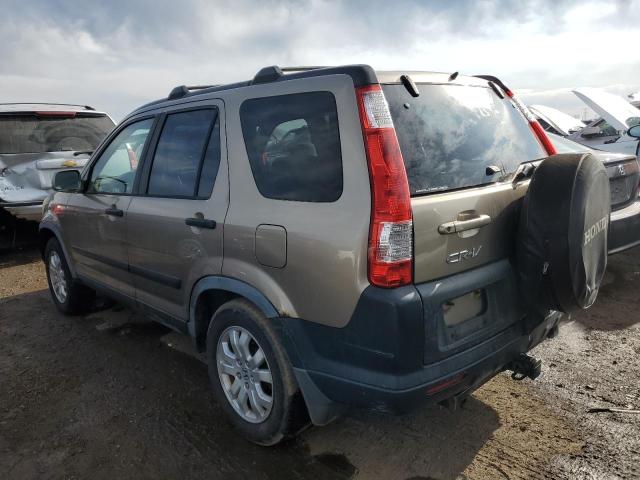 HONDA CR-V EX 2006 tan  gas JHLRD78846C007896 photo #3