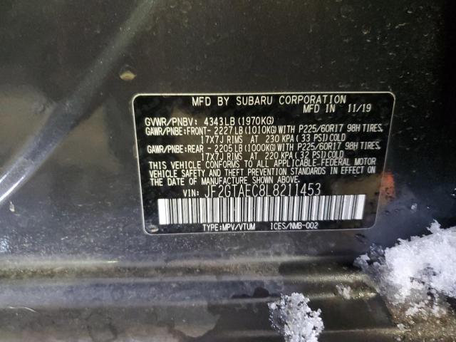 2020 SUBARU CROSSTREK - JF2GTAEC8L8211453