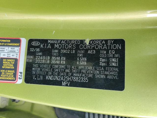 2017 KIA SOUL - KNDJN2A25H7882335