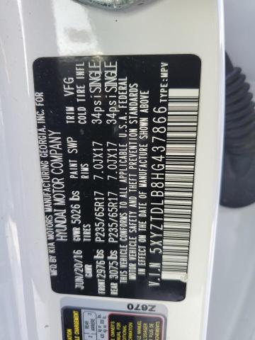 2017 HYUNDAI SANTA FE S - 5XYZTDLB8HG437866