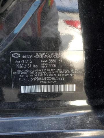 2016 HYUNDAI ELANTRA SE - 5NPDH4AE0GH675999