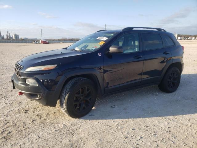 JEEP CHEROKEE T 2016 blue  flexible fuel 1C4PJMBS0GW142339 photo #1