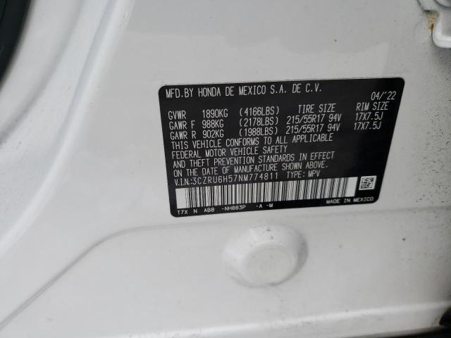 2022 HONDA HR-V EX - 3CZRU6H57NM774811