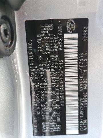 2024 TOYOTA CAMRY LE - 4T1R11AK3RU265815