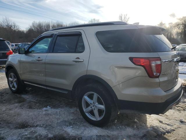 FORD EXPLORER X 2017 beige 4dr spor gas 1FM5K8D89HGB00417 photo #3