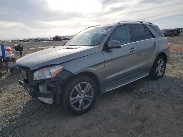 MERCEDES-BENZ ML 350 2013 gray  gas 4JGDA5JB8DA252506 photo #1